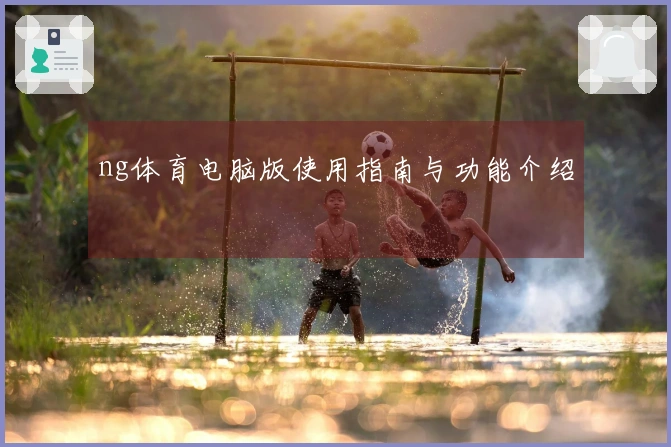 ng体育电脑版使用指南与功能介绍